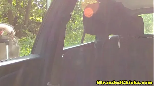 Innocent hitchhiking teen from russia car sex Klip teratas besar