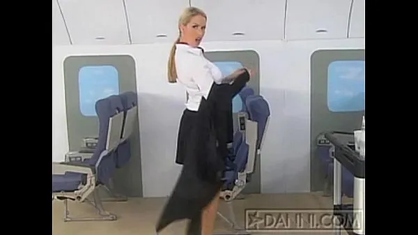 Μεγάλα Adele Stephens sexy stewardess κορυφαία κλιπ
