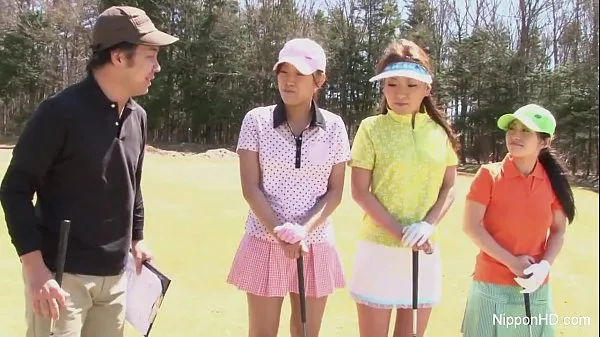 Grote Asian teen girls plays golf nude topclips