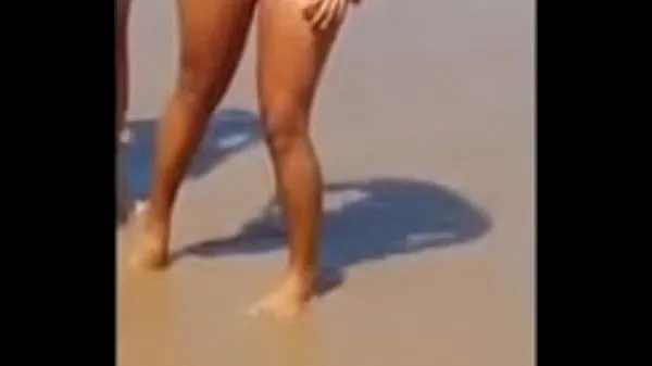 Veliki Filming Hot Dental Floss On The Beach - Pussy Soup - Amateur Videos najboljši posnetki