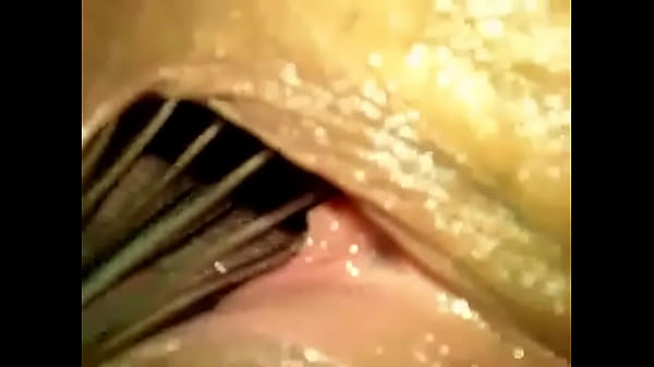 Big Pussy gape with wisk top Clips