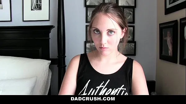 Big DadCrush- Caught and Punished StepDaughter (Nickey Huntsman) For Sneaking top Clips