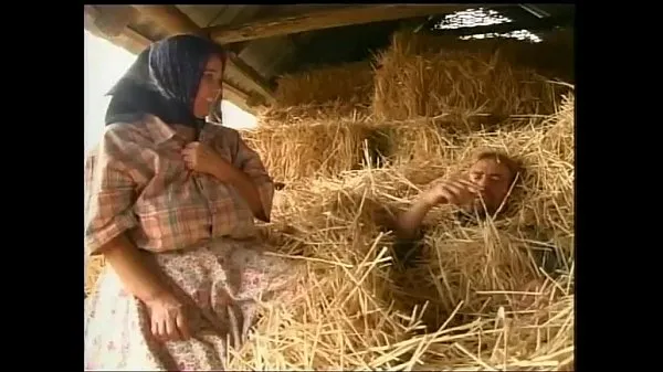 Big Farmer fucking his wife on hay pile top Clips