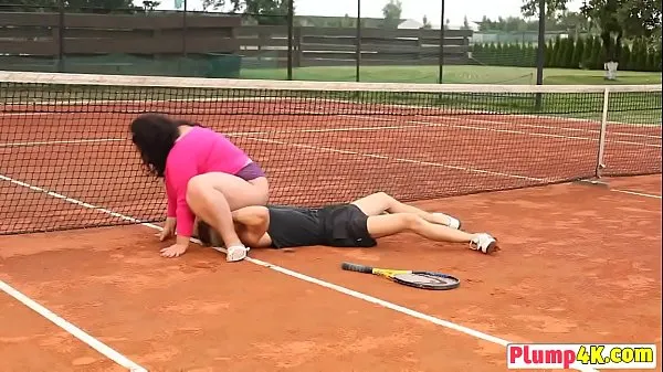 Big BBW milf won in tennis game claiming her price outdoor sex top Clips