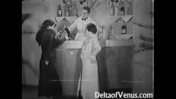 Authentic Vintage Porn 1930s - FFM Threesome Klip teratas besar