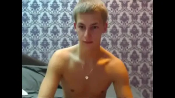Stora sexy blond boy stroke on cam toppklipp