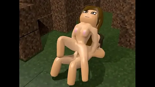 Minecraft round 3D animation Klip teratas besar
