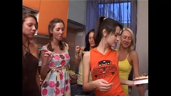 Big Legal age teenagers using various toys top Clips