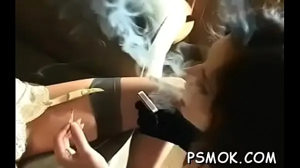 Big Smoking scene with busty honey top Clips