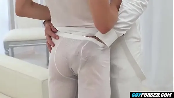 Gay step Daddy Anal Drilled Young Son Cum in Ass Klip teratas Besar