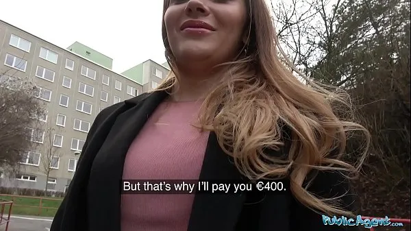 Public Agent Russian shaven pussy fucked for cash Klip teratas besar
