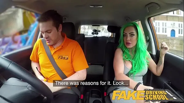 Veliki Fake Driving School Busty learner is wet and horny for instructors cock najboljši posnetki