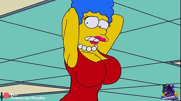 Store Marge Simpson tits topklip