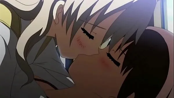 Yuri anime kiss compilation Klip teratas Besar