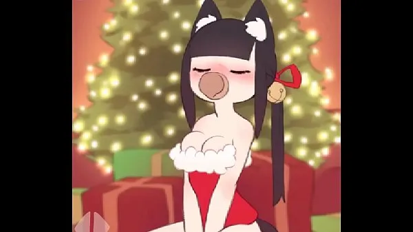 Grote Catgirl Christmas (Flash topclips