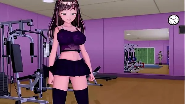 Big MMD workout top Clips