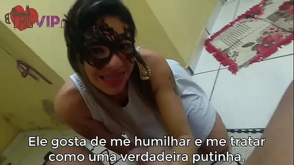 Duże Cristina Almeida being humiliated by the neighbor while her husband's cuckold is at work, she sucks, gets slapped in the face and has her little face all smeared with cum najlepsze klipy