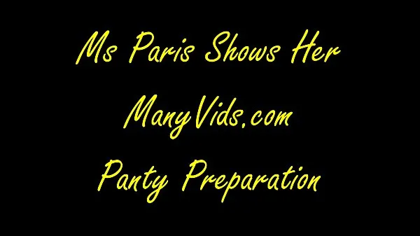 Big Ms Paris Rose Shows Her Sold Panty Preparation top Clips