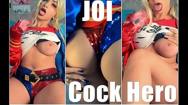 مقاطع SEXY HARLEY QUINN JOI BIG BOOBS COCK HERO, Cum on boobs العلوية الكبيرة