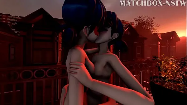 Miraculous ladybug lesbian kiss Klip teratas Besar