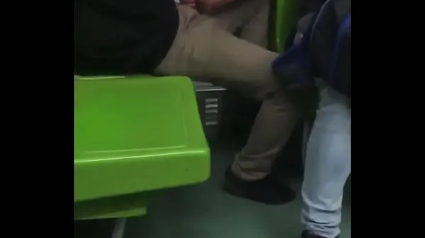 Big Jacket in the subway top Clips