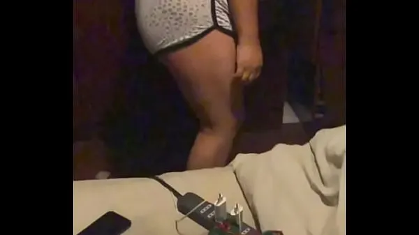 Big Chubby swallowing her shorts and it fits well top Clips
