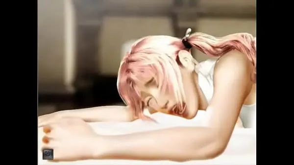 Big FFXIII Serah fucked on bed | Watch more videos top Clips