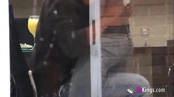Grote Spying my hot neighbour fucking through her window topclips