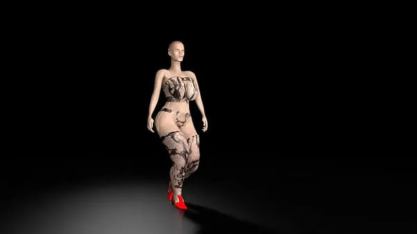 Velké Big Butt Booty 3D Models nejlepší klipy