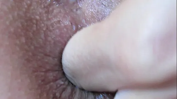 Veliki Extreme close up anal play and fingering asshole najboljši posnetki