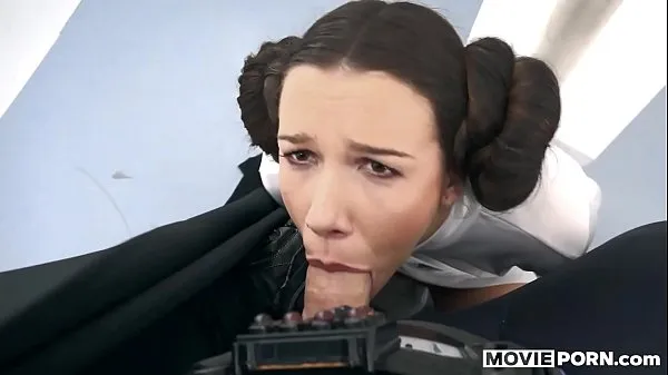 Suuret STAR WARS - Anal Princess Leia huippuleikkeet