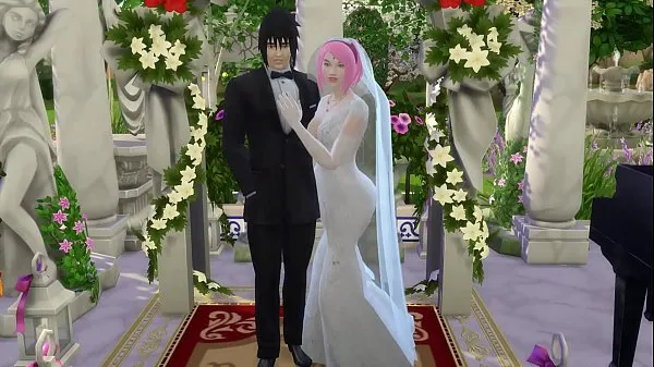 Veliki Sakura's Wedding Part 1 Naruto Hentai Netorare Wife Cheated Wedding Tricked Husband Cuckold Anime najboljši posnetki