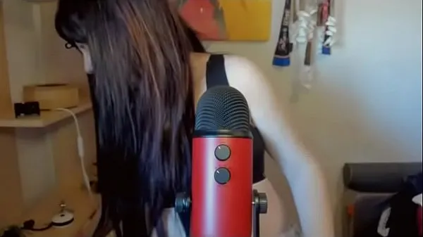 Big Give me your cock inside your mouth! Games and sounds of saliva and mouth in Asmr with Blue Yeti top Clips