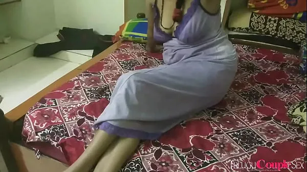 Nagy Telugu wife giving blowjob in sexy nighty legjobb klipek