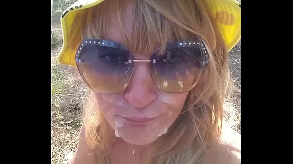 Nagy Kinky Selfie - Quick fuck in the forest. Blowjob, Ass Licking, Doggystyle, Cum on face. Outdoor sex legjobb klipek