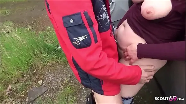 Grote Ugly German Mature Street Outdoor Fuck by Young Guy topclips