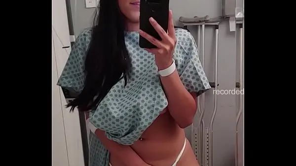 Veliki Quarantined Teen Almost Caught Masturbating In Hospital Room najboljši posnetki