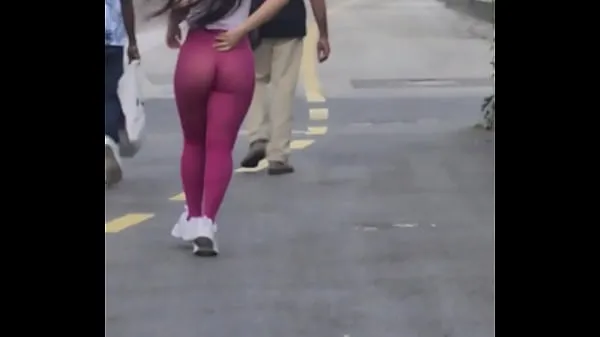 Grote Married almost naked on the street in transparent leggings Luana Kazaki topclips