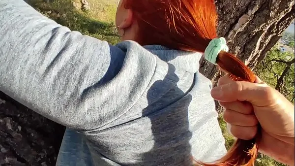 Big OUTDOOR SEX. Hard Fucking Redhead Horny Curvy in the Park top Clips