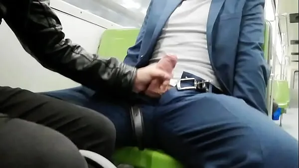 Big Cruising in the Metro with an embarrassed boy top Clips