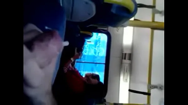 Big jack off on the bus top Clips