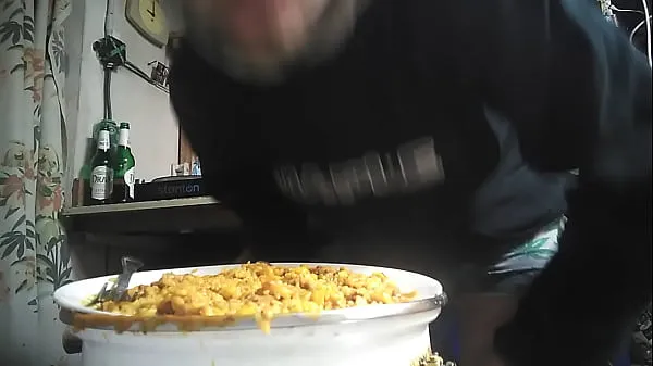 Big Eat cum from food top Clips