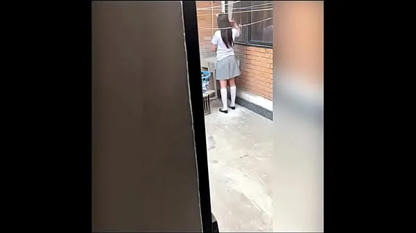 大I Fucked my Cute Neighbor College Girl After Washing Clothes ! Real Homemade Video! Amateur Sex顶级剪辑
