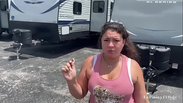Colombian babe gives pussy ass down payment for RV. La Paisa Klip teratas besar