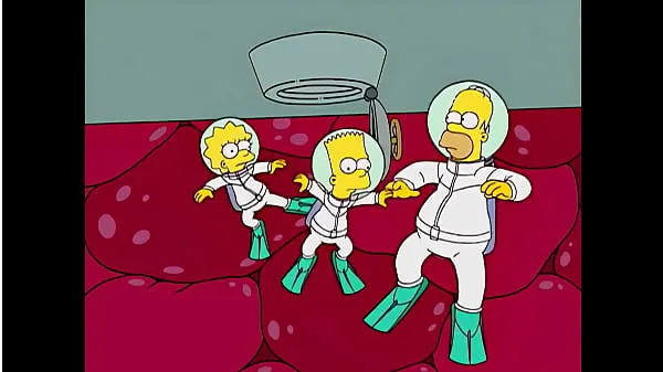 Grandes Homer e Marge tendo sexo subaquático (feito por Sfan) (nova introdução principais clipes