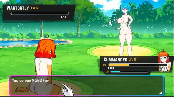 คลิปยอดนิยม Oppaimon [Pokemon parody game] Ep.5 small tits naked girl sex fight for training คลิปยอดนิยม