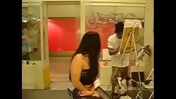 Grandes Monica Santhiago Actriz Porno siendo Pintada por el Pintor La forma de pago será en la Pintada clips principales