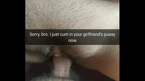 Veliki Your girlfriend allowed him to cum inside her pussy in ovulation day!! - Cuckold Captions - Milky Mari najboljši posnetki
