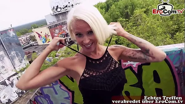 Nagy Skinny german blonde Milf pick up online for outdoor sex legjobb klipek
