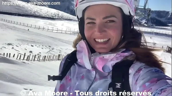 Ava Moore - Skiers catch me dildoing my ass - VLOG X Klip teratas Besar